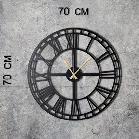 Fém falióra, 70×70 cm – WATCH-038