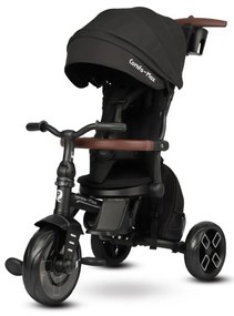 QPlay - Gyermek tricikli 7 az 1-ben COMFO MAX fekete