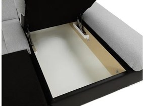 Sarok ülőgarnitúra alvási funkcióval Raphael (B)  (öko-bőr soft 011 + lux 06 + lux 5). 1060102