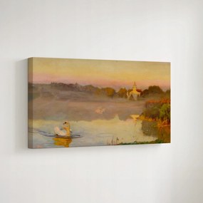 Vászonkép „Tó a Radnótiban” Józef Chełmoński 1898. 70x50cm