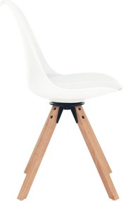 Stílusos forgószék, fehér, ETOSA