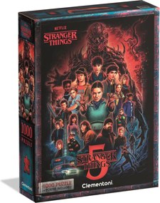 Stranger Things Fight the Darkness 1000 db-os Compact puzzle Clementoni