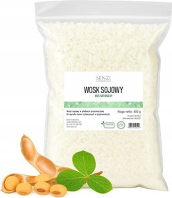 Szójaviasz Gyertyákhoz Természetes Prémium szójagyertyák Senzi Cosmetics