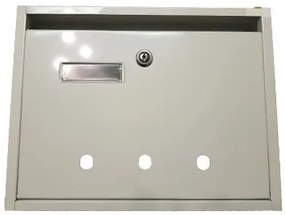 Lépcsőházi Postaláda (MONACO) 310Mm X 230Mm X 60Mm lefele nyíló FEHÉR