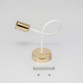 OXFORD fali lámpa 1xE27/15W/230V arany/fehér