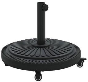 Napernyő Alap Kerek Kerekekkel Ø38-48 mm Rúdhoz 13 kg