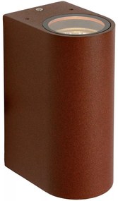 Lucide 27863/02/97 - Kültéri fali lámpa BOOGY 2xGU10/5W/230V IP44