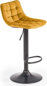 Hoker bárszék forgó mustár bárszék konyha H95