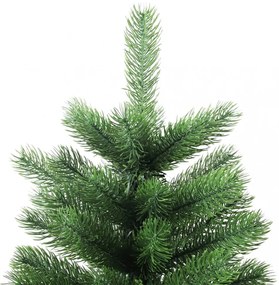 zöld megvilágított műkarácsonyfa gömb szettel 90 cm