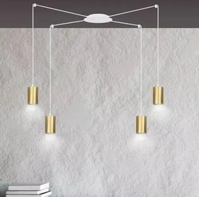 Emibig modern függeszték traker fehér arany emi527/4