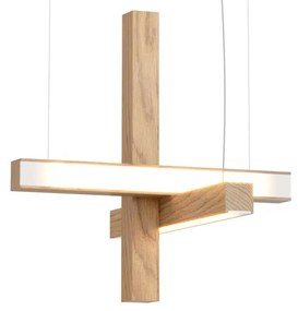 Függeszték LED40 kereszt alakú, többféle változatban - TUNTO Modell: természetes tölgy
