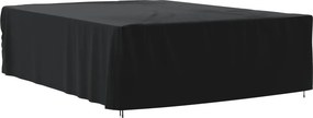 vidaXL fekete 420D oxford szövet kerti bútorhuzat 350 x 260 x 90 cm