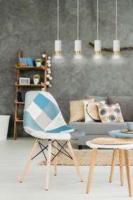 Emibig modern függeszték fumiko fehér arany emi815/4