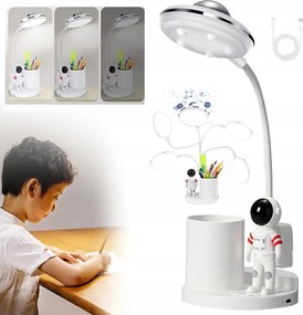 Asztali Lámpa, Űrhajós Lámpa Projektorral És Tolltartóval