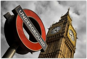 Plakátok 185x125 Underground Big Ben