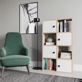 Polcos szekrény 72x25x123cm szürke FUR1956-3