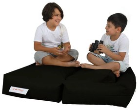 Fekete gyerek kanapé 100 cm Nier – Floriane Garden