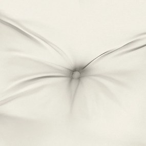 2 db melange krémszínű szövet kerti padpárna 100 x 50 x 7 cm