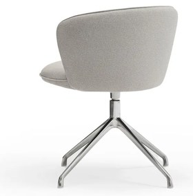 Világosszürke kárpitozott étkezőfotel szett 2 db-os Add – Teulat