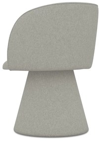 Világosszürke kárpitozott étkezőfotel Maia – Makamii