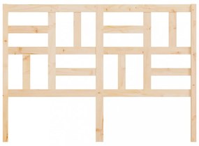 tömör fenyőfa ágyfejtámla 156 x 4 x 104 cm