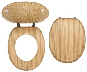 Novaservis - WC-ülőke MDF/bambusz dekor