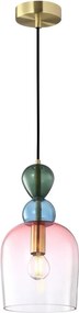 Italux glamour modern fĂŒggesztĂ©k manso piros kĂ©k arany itxpnd-37462b-mc-gd