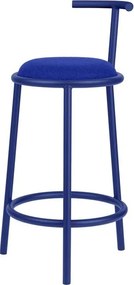 Kék fém bárszék (ülésmagasság 68 cm) Hogo – noo.ma