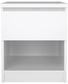 Simplicity éjjeliszekrény, fehér fényes