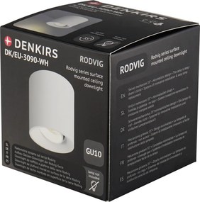 Rodvig series surface mounted ceiling downlight — DK/EU-3090-WH