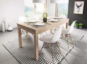Bővíthető Étkezőasztal Sonoma Tölgy Színben. 160-200x80 cm. ANTON