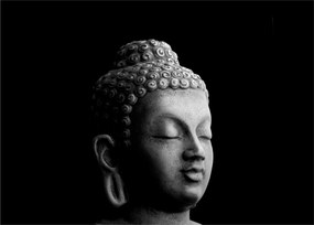 Üveg kép - Buddha, portré (70x50 cm)