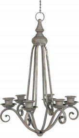 Gyertyatartó Kandeláber Függő barna retro XL