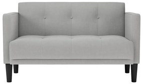 vidaXL felhőszürke szövet loveseat kanapé 111 cm