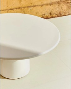 Beton kerek kerti dohányzóasztal ø 85 cm Albanella – Kave Home