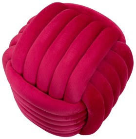 Rózsaszín bársony puff Softy – Mauro Ferretti