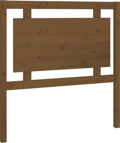 vidaXL mézbarna tömör fenyőfa ágyfejtámla 95,5 x 4 x 100 cm