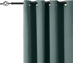 Türkizkék OXFORD függöny 140x250 cm Felfüggesztés: Hullámos sínszalag