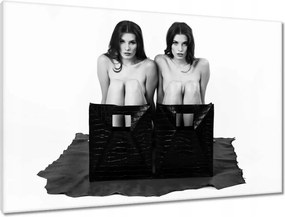 Vászonkép 90x60 Csinos nők Csajok Nagymamák