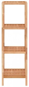 tömör diófa fürdőszobapolc 35,5 x 35,5 x 112,5 cm