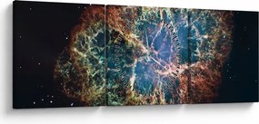 Kép - Rák-köd (órával) (90x30 cm)