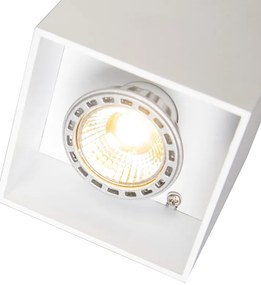 Modern reflektor lámpa fehér - Qubo 1