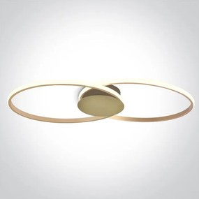 One Light Decorative 63154C/CH/W Plafonlámpa 1x40W/LED 3000K 2800lm IP20