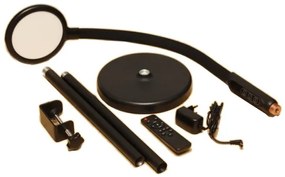 LED Dimmelhető lámpa 3in1 LED/12W/230V fekete CRI 90 + távirányítás