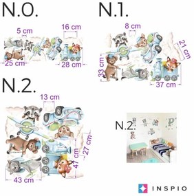 INSPIO Falmatricák - Utazó állatkák