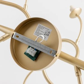 Brilagi - LED Felületre szerelhető csillár MISTEL 15xG9/3W/230V arany/fehér