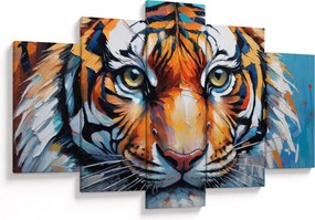 Kép - Tigris látképe, festmény (150x105 cm)