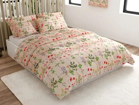 HERBAR BLEND bézs pamut ágyneműhuzat Ágyneműhuzat mérete: 70 x 90 cm | 140 x 220 cm