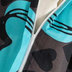 Mikroszálas párnahuzat KASUGA 70x90 cm, türkiz