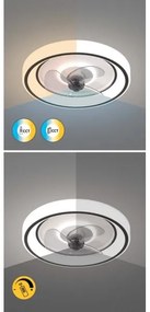 Rabalux 71009 - LED Dimmelhető mennyezeti ventilátor HORACIO LED/67W/230V + távirányító